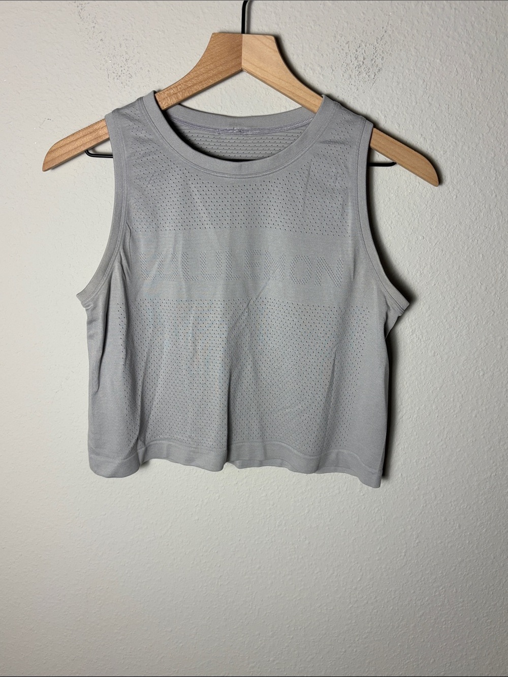 Lululemon Breeze By Muscle Crop Tank *lululemon Silver Lilac W1BCHS